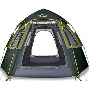 Moon Lence 4-5 Person Instant Popup Tent for Family Camping