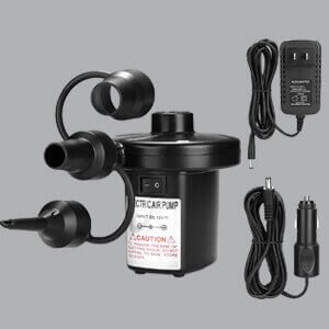 AGPtEK Portable Quick-Fill Air Pump with 3 Nozzles