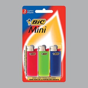 BIC Mini Lighter, 3 pk 