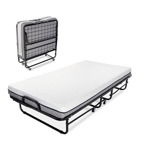 LEISUIT Rollaway Guest Bed Cot Fold Out Bed