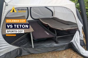 Coleman Cot vs Teton Sports Cot for Heavy Person